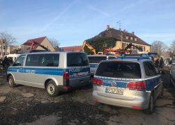 Beraeumung Inselplatz In Jena 09